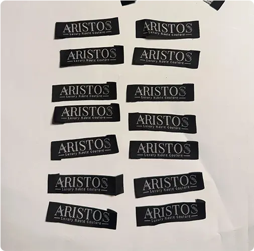 Custom woven label